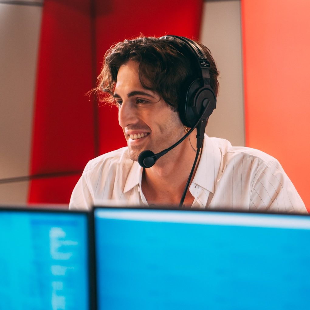 Damiano David zu Gast bei planet radio